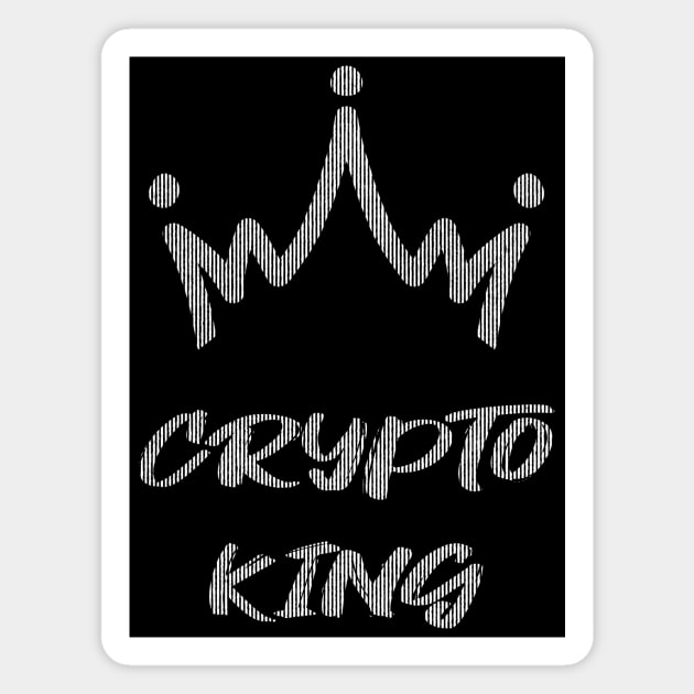 Crypto King Magnet by CryptoHunter